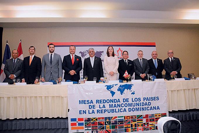 Conferencia. En el encuentro de la Mesa Redonda de los Países de la Mancomunidad en República Dominicana y la Cámara de Comercio Domínico Canadiense (CanchamRD), participaron actores relacionados con la diplomacia, la industria y el comercio de ambas naciones.
